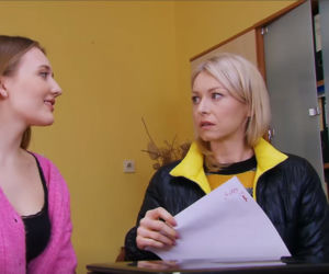 Na Wspólnej, odc. 3279: Bella (Karolina Matej), Lena Trojanowska (Małgorzata Zawadzka)