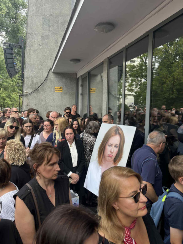 Świeckie pożegnanie Joanny Kołaczkowskiej