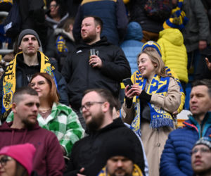 Arka Gdynia - Widzew Łódź: Zdjęcia kibiców i zawodników z meczu 25. kolejki PKO BP Ekstraklasy