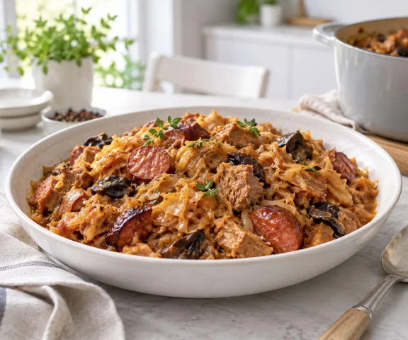 Przepis na bigos tradycyjny. Im dłużej się dusi, tym głębszy ma smak