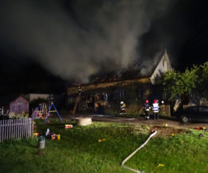 Pożar w Durach pod Morągiem