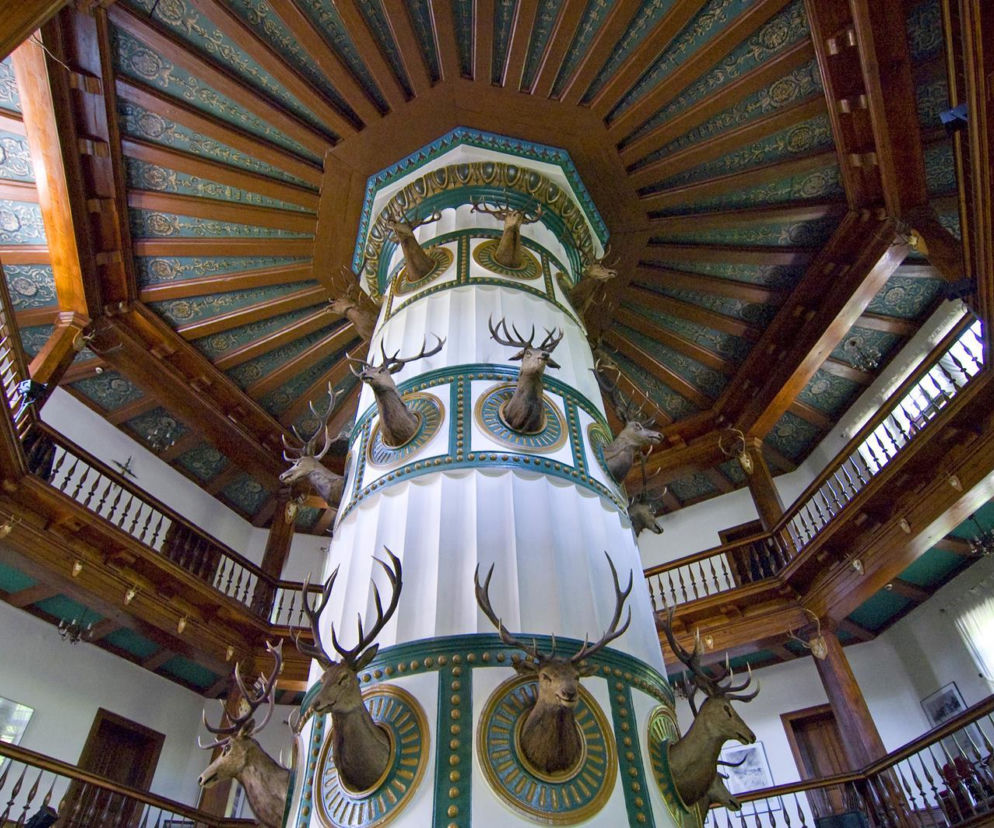 Wnętrze pałacu Radziwiłłów w Antoninie