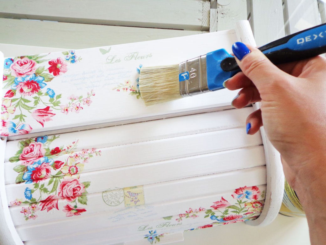 Chlebak shabby chic: KROK 6