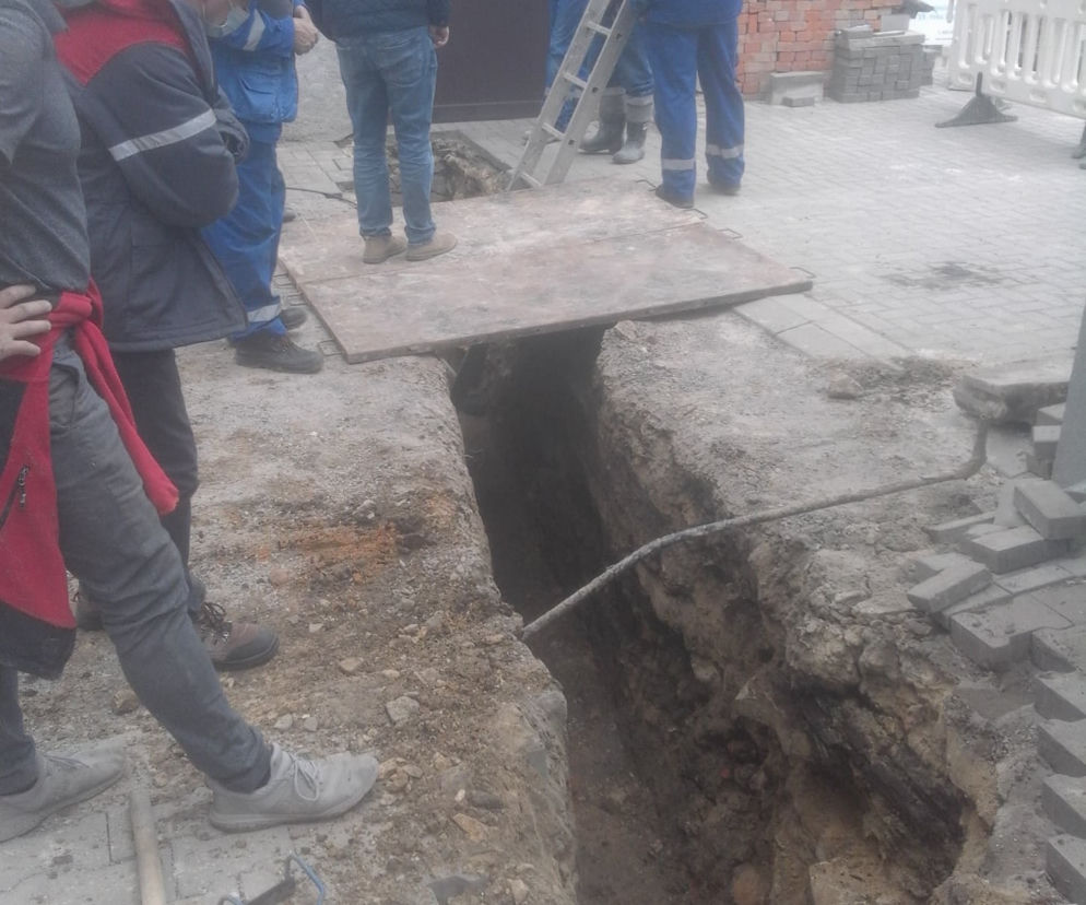 Odkrycie pod ulicą Ratuszową w Kraśniku