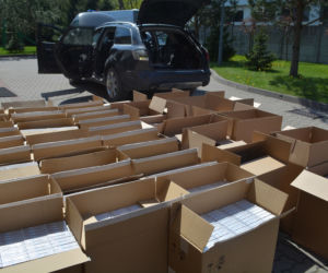 W Audi A6 zmieścił 23,5 tys. paczek papierosów o wartości 350 tys. zł