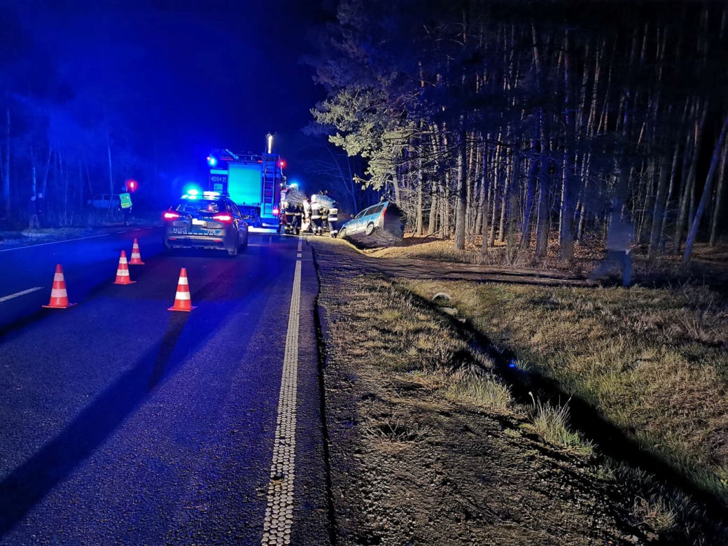 Wypadek w miejscowości Karczmy