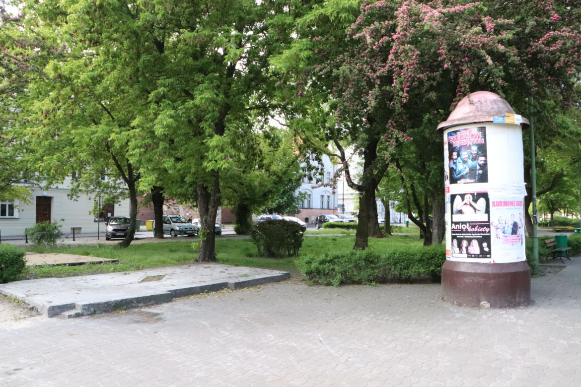 Planty w Kaliszu przed zmianą
