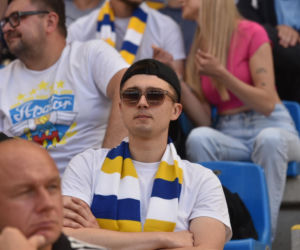 PRES Grupa Deweloperska Toruń - Gezet Stal Gorzów: Zdjęcia kibiców z meczu 7. kolejki PGE Ekstraligi na Motoarenie