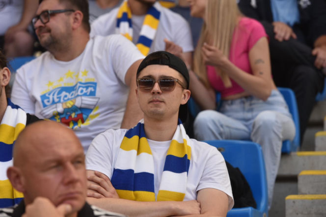 PRES Grupa Deweloperska Toruń - Gezet Stal Gorzów: Zdjęcia kibiców z meczu 7. kolejki PGE Ekstraligi na Motoarenie