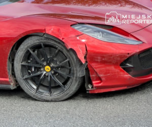 Norweg na A2 rozbił Ferrari za 1,5 mln