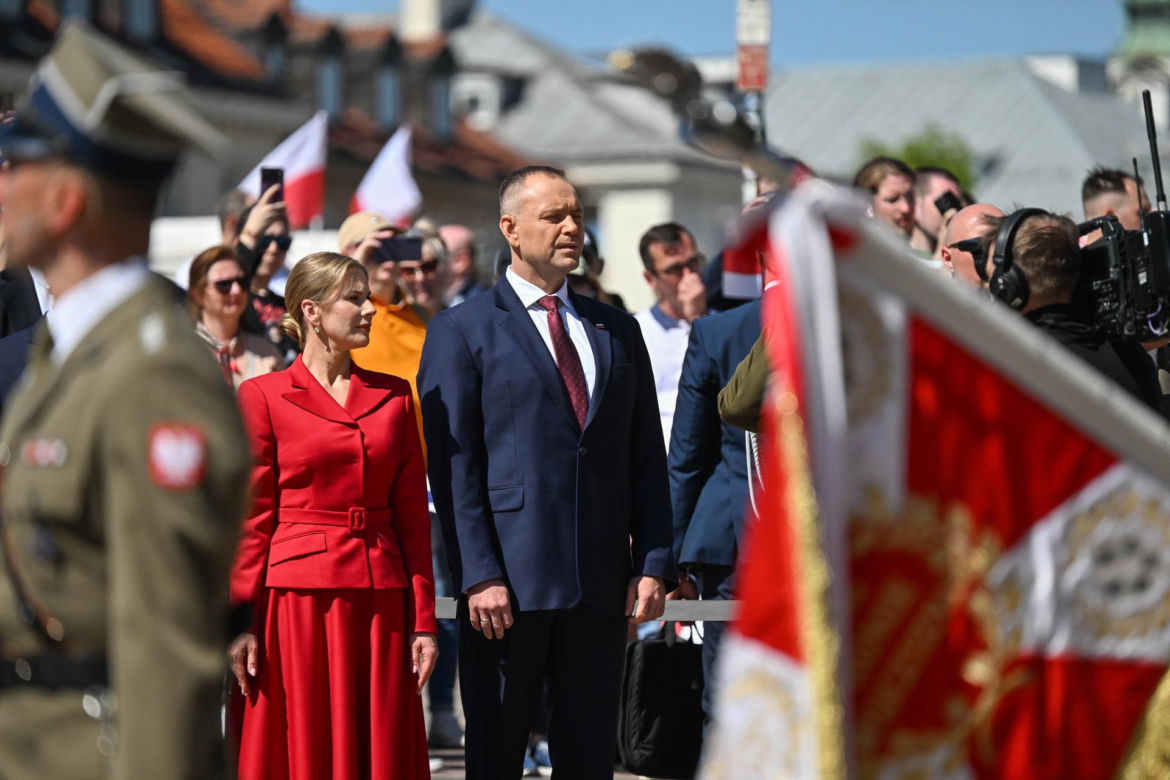 Obchody Dnia Flagi Rzeczypospolitej z udziałem Pary Prezydenckiej. Marta Nawrocka nadała szyku 2 maja
