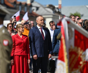 Obchody Dnia Flagi Rzeczypospolitej z udziałem Pary Prezydenckiej. Marta Nawrocka nadała szyku 2 maja