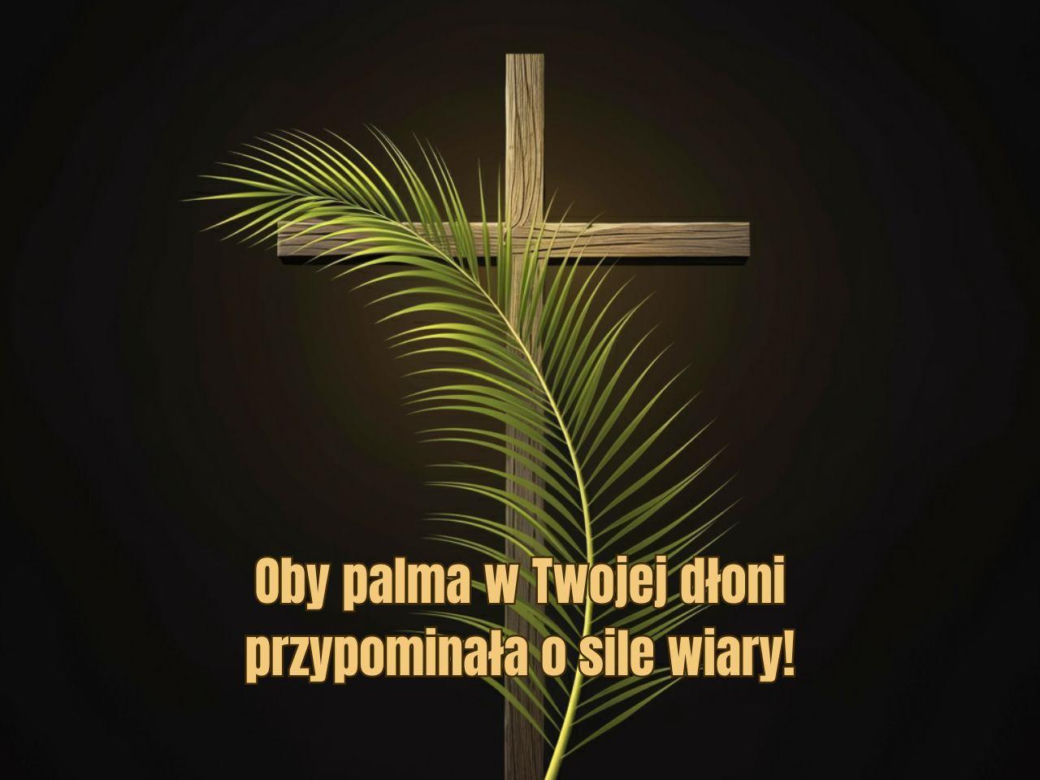 religijne kartki na Niedzielę Palmową