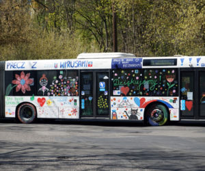 Autobusy z podziękowaniami