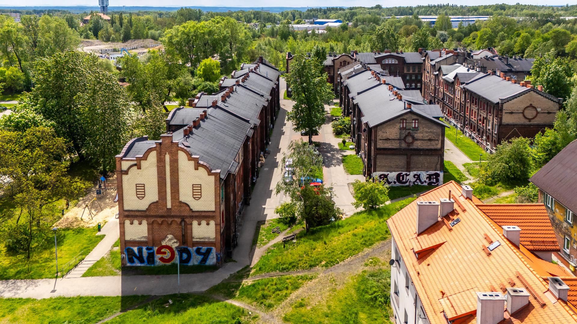 Kaufhaus w Rudzie Śląskiej - luksusowy przedwojenny dom towarowy i osiedle patronackie przy nim