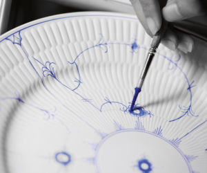 Royal Copenhagen, porcelana ręcznie dekorowana