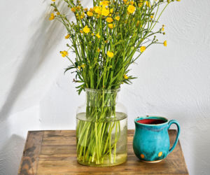 Wnętrze łemkowskiej chaty