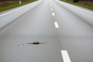Cielę na drodze. Kto je zgubił i co z nim teraz?
