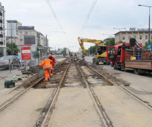 Remont torów na Jerozolimskich