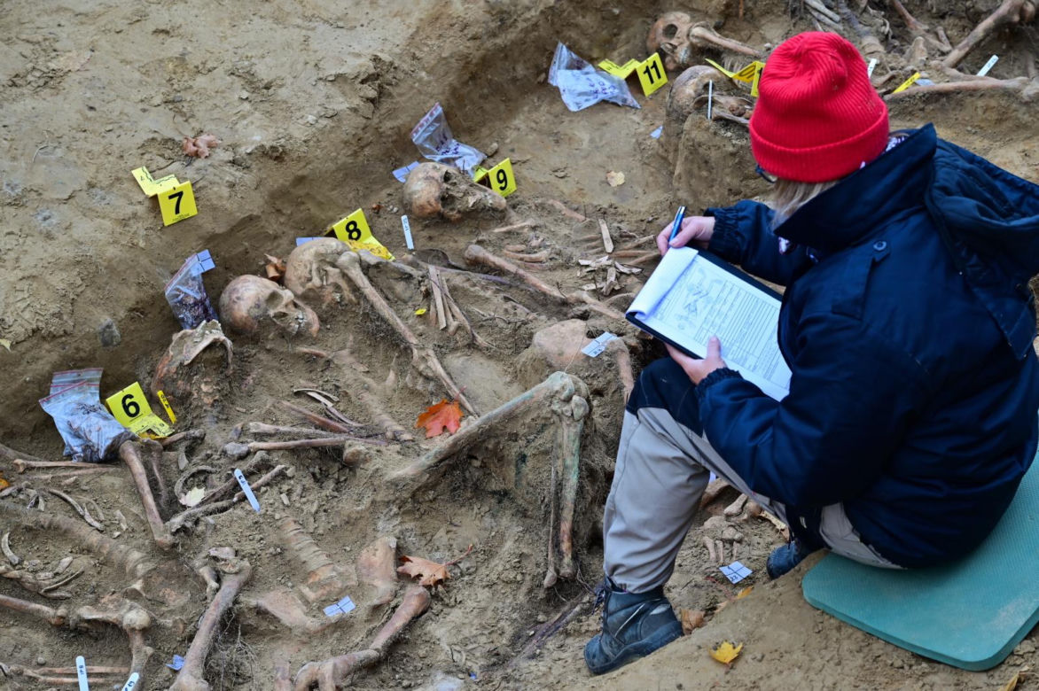 Prace poszukiwawcze na terenie dawnego niemieckiego obozu jenieckiego Stalag II D w Stargardzie