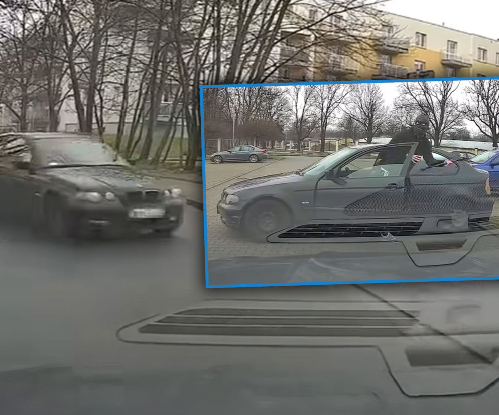 Kierowca BMW chciał być jak bandyta