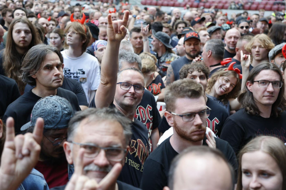 Koncert AC/DC w Warszawie (4.07.2025) - część pierwsza. Organizatorem koncertu jest Live Nation