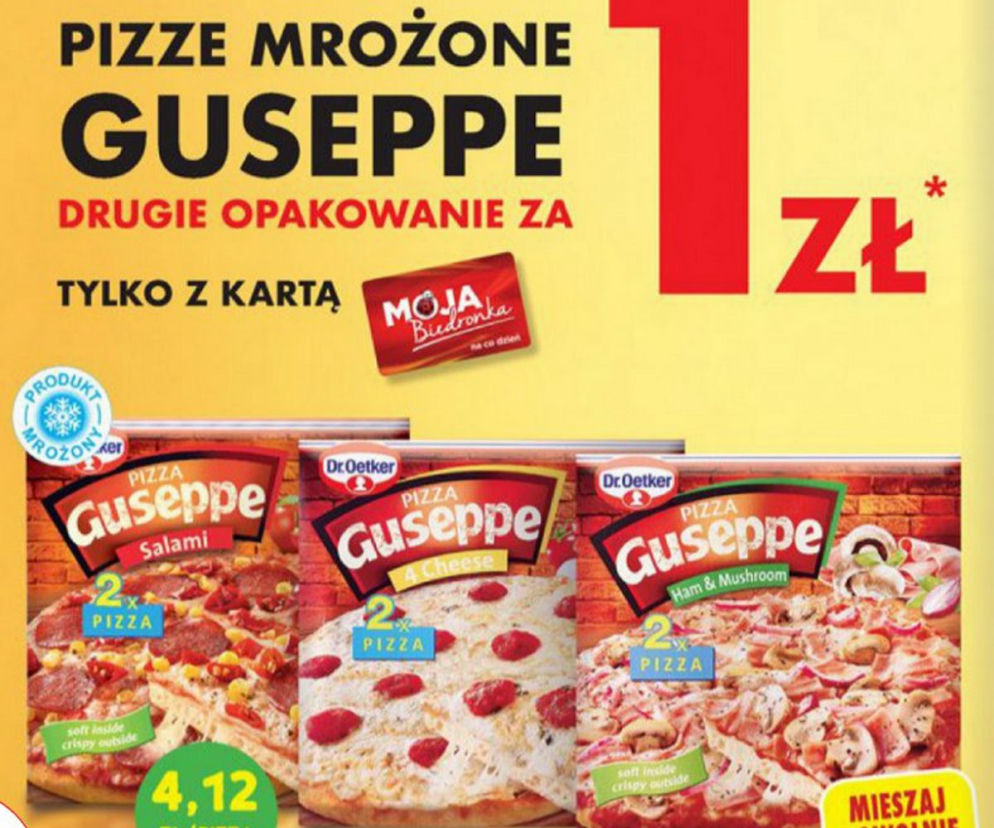 pizza Guseppe, druga za 1 zł