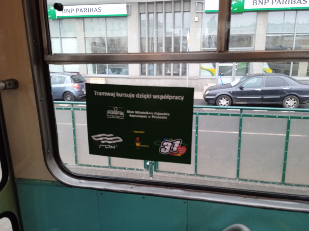 Historyczne tramwaje wyjechały na ulice Poznania dla WOŚP