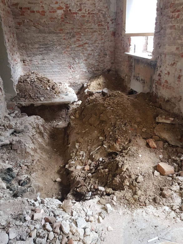 Remont hotelu przyn hali sportowej w Przemyślu