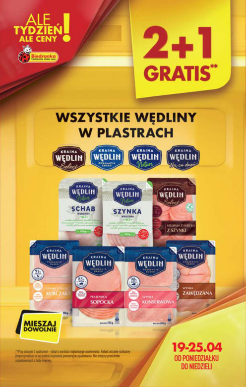 Promocje w Biedronce od 19.04