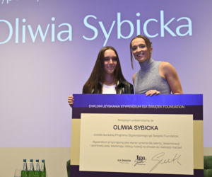 Iga Świątek rozdała stypendia