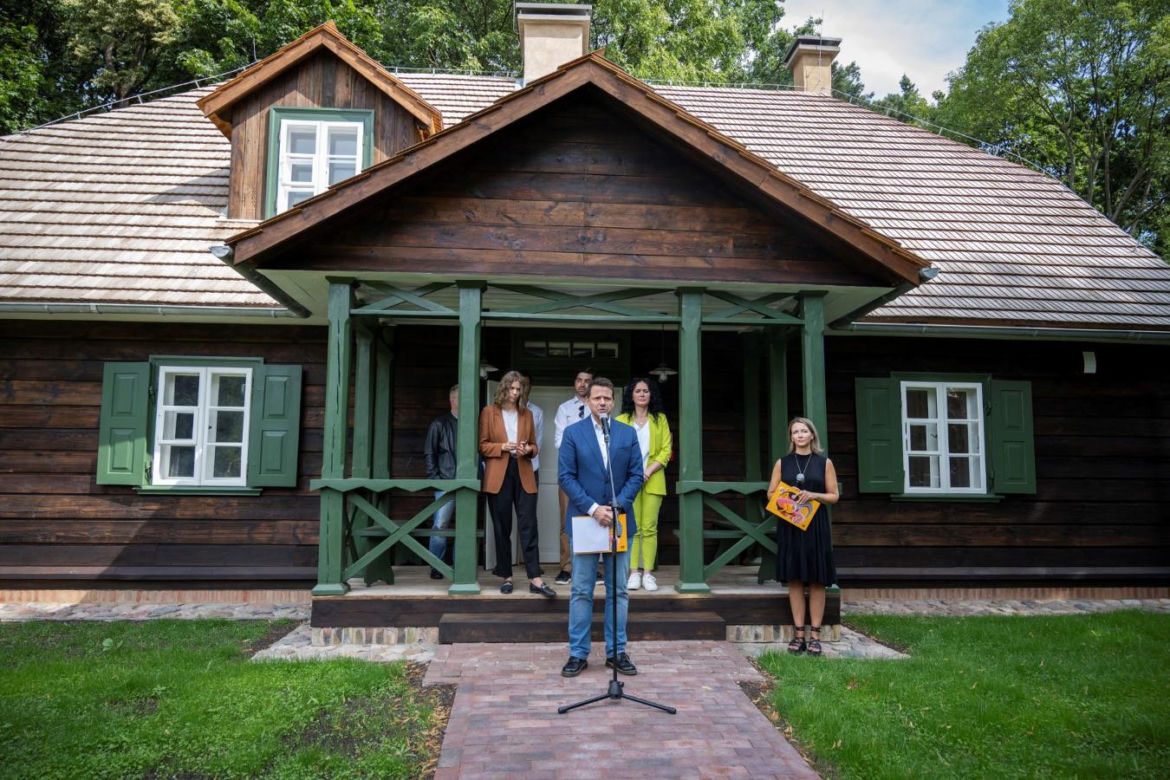 Leśniczówka w Lesie Kabackim gruntownie odnowiona