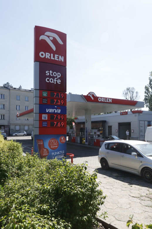 Ceny paliwa na stacjach benzynowych