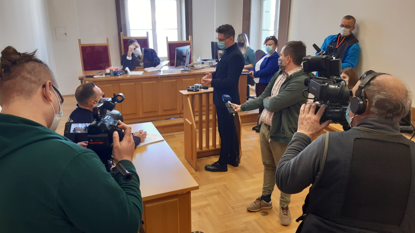 Licealista stanął przed sądem za udział w strajku kobiet