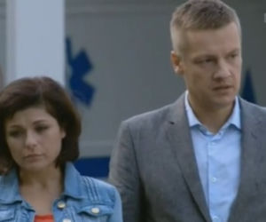 M jak miłość odc. 1028. Kinga (Katarzyna Cichopek), Piotrek (Marcin Mroczek)