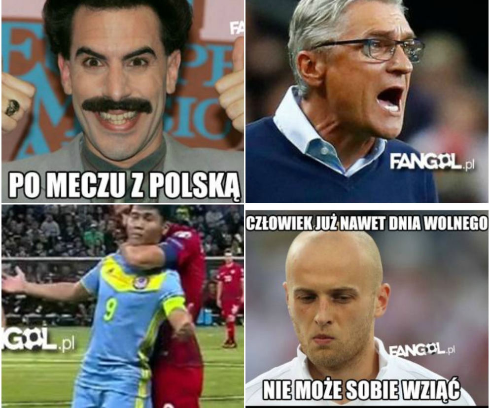 Memy po meczu Polska - Kazachstan. Internet śmieje się z piłkarzy