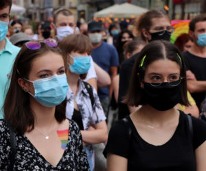 Demonstracja Nie damy się zastraszyć w Toruniu