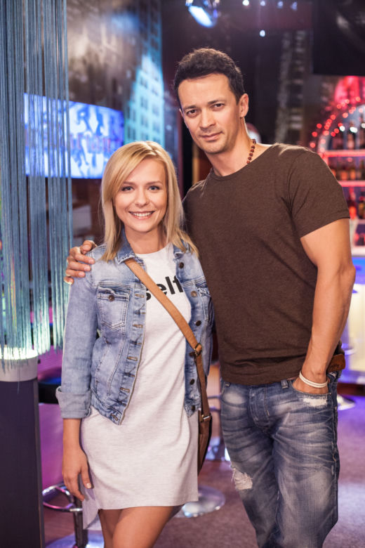 Pierwsza miłość. Marysia (Aneta Zając), Łukasz Harcerz (Rafał Cieszyński)