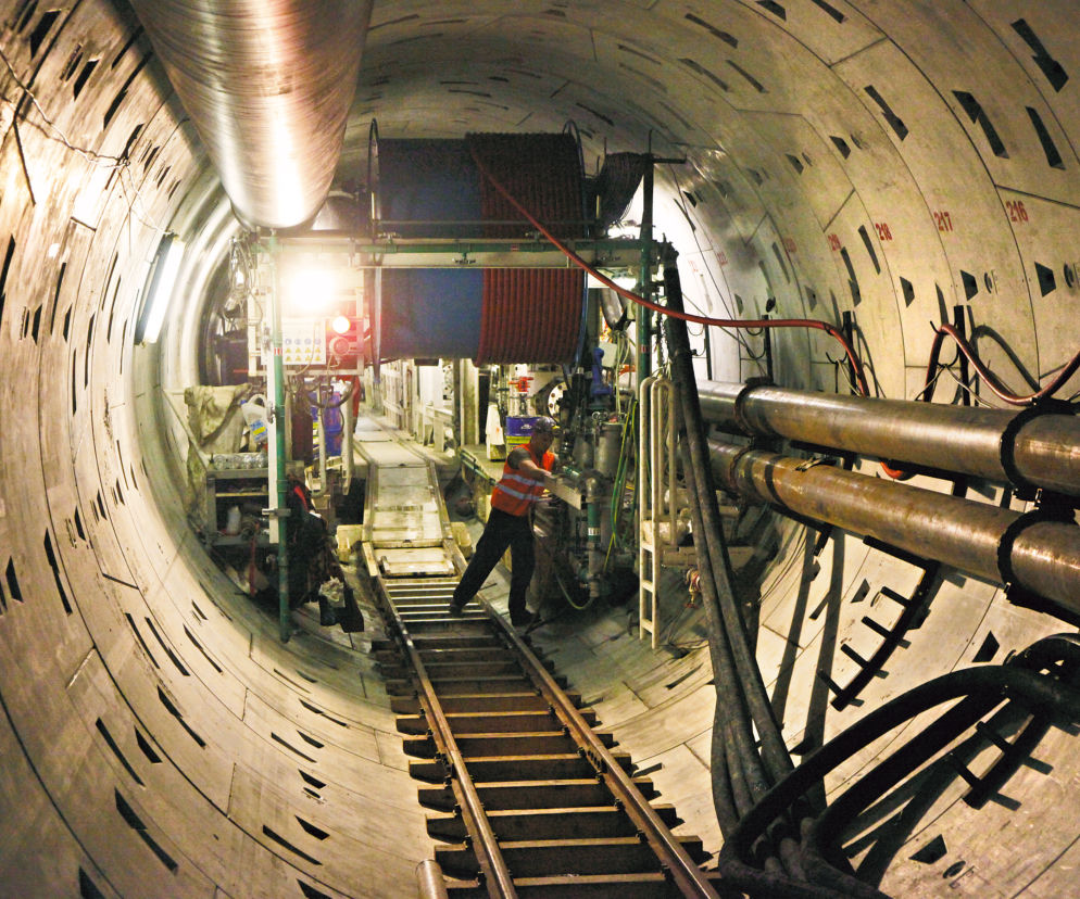 Tak drążą tunel pod Wisłą