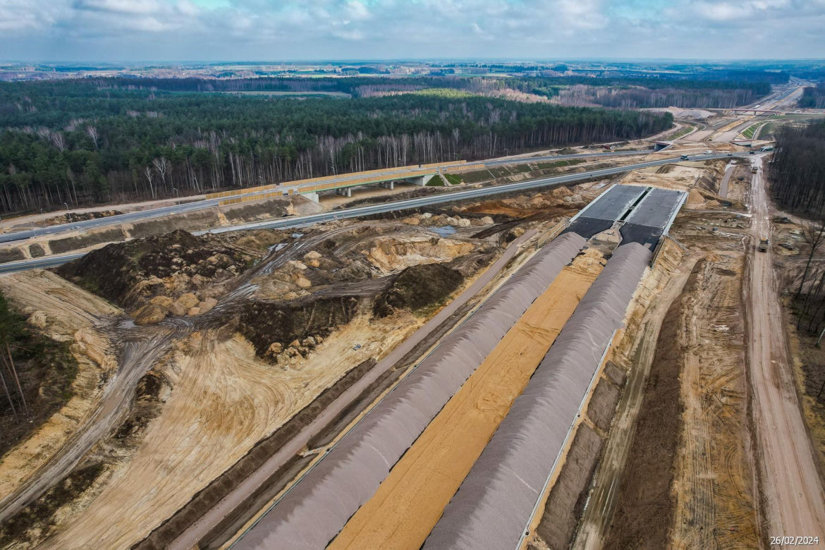 Budowa autostrady A2 Kałuszyn - Groszki
