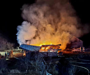 Pożar w pow. bialskim