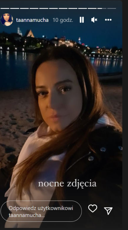 M jak miłość. Magda (Anna Mucha) na planie