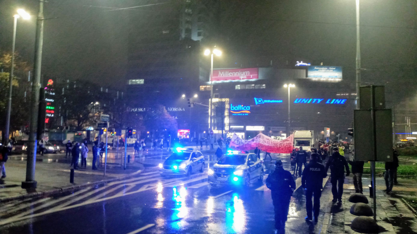 Protest kobiet w Szczecinie - 30.10.2020