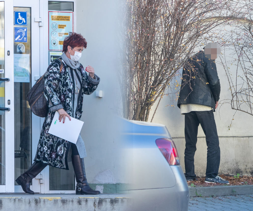 Jolanta Kwaśniewska i kierowca