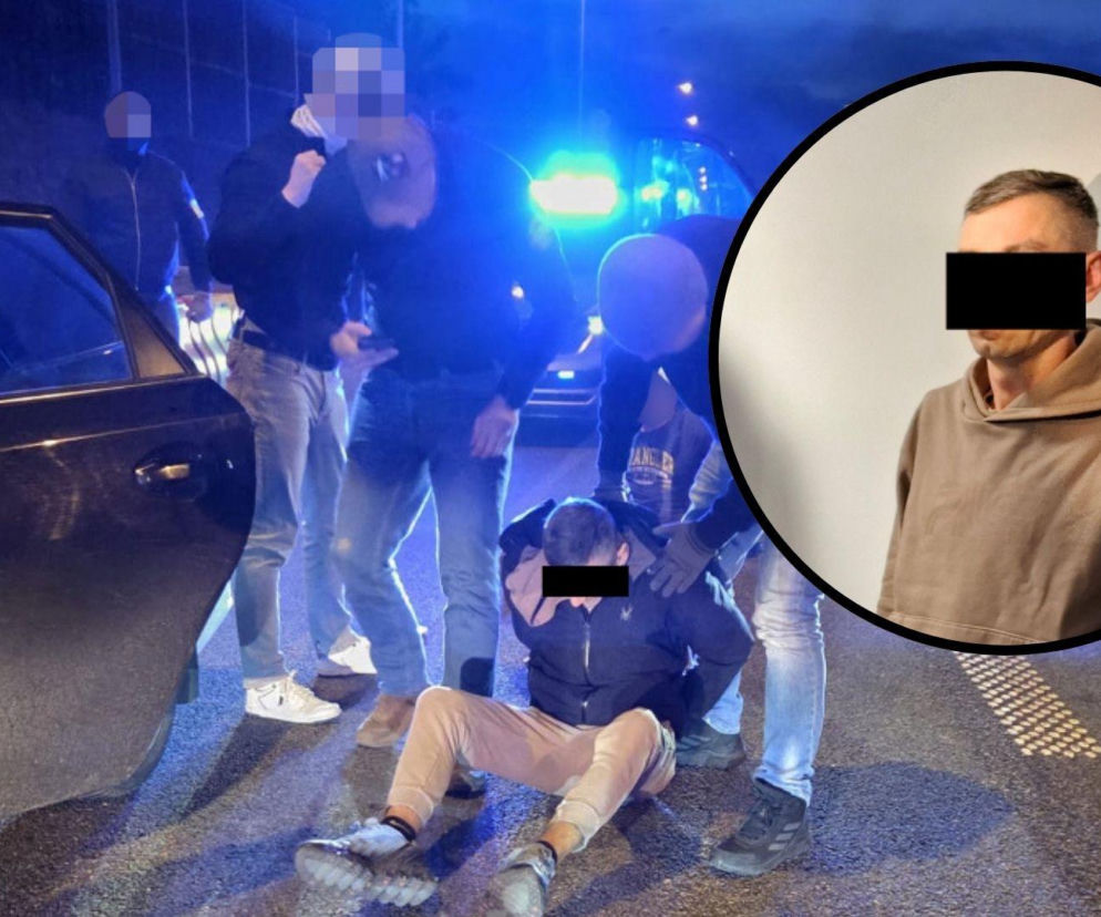 Po wypadku zostawił rannego motocyklistę i uciekł. 36-latek zatrzymany na granicy