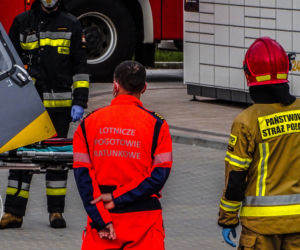 Wypadek przy torach w Zabrzu. 14-letni chłopiec był reanimowany