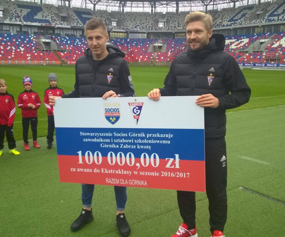 Wyjątkowy gest piłkarzy Górnika Zabrze! [WIDEO]