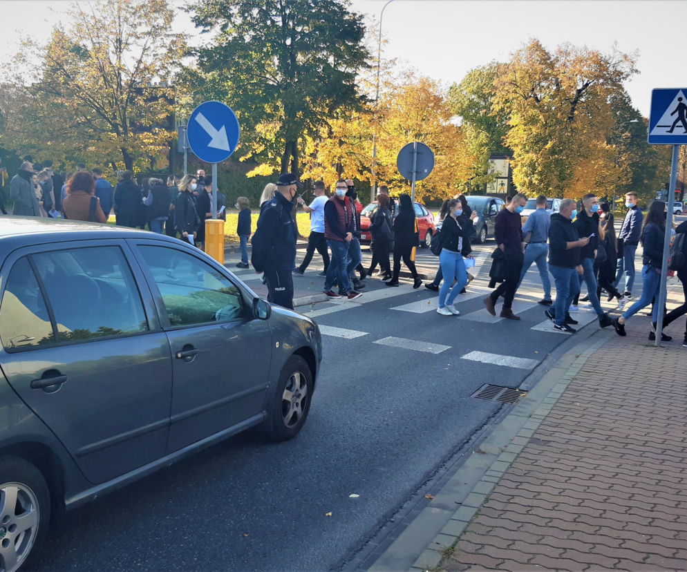Blokada drogi w Tarnowie - protest