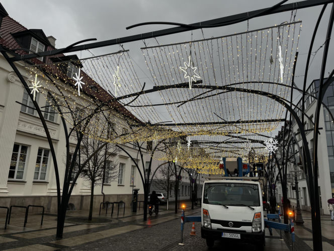 Zobacz hit Białostockiego Jarmarku Świątecznego 2025. Tak wygląda „rozgwieżdżone niebo”