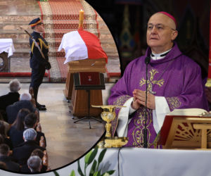 Kazanie na pogrzebie Łukasza Litewki łamie serca. Biskup przeprasza, niesamowite słowa